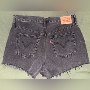 Levi's Black Denim Shorts